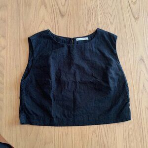 Abercrombie and Fitch Linen Blend Shell Top
